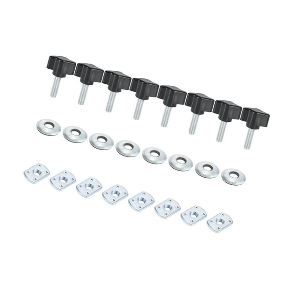 Unique Bargains Hardtop Quick Removal Bolts Screws Nuts Kit for Jeep Wrangler YJ TJ JK JL
