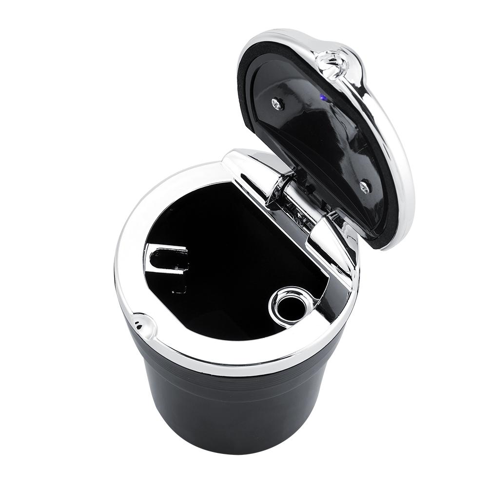 Rdeghly Car LED Ashtray Cigarette Smoking Cup Ash Holder with Lid for