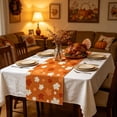 thumbnail image 4 of Maple Leaf Table Runner Fall Thanksgiving Dining Table Decor Water Resistant Washable Autumn Holiday Table Flag, 4 of 6