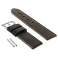 thumbnail image 2 of 24MM COW LEATHER WATCH BAND STRAP FOR BREITLING NAVITIMER CHRONOMAT DARK BROWN, 2 of 2