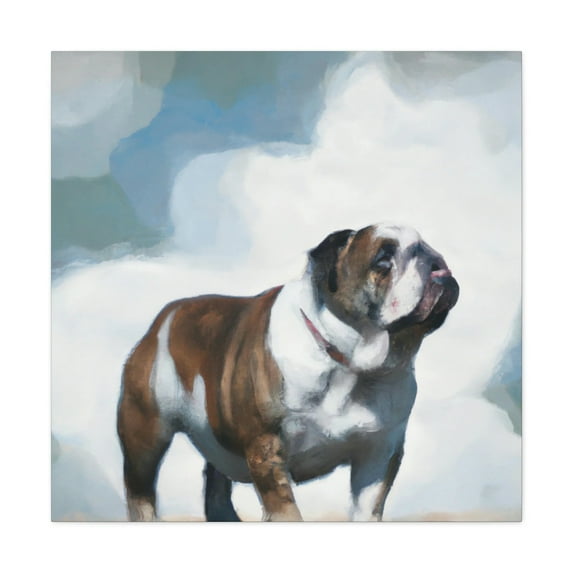 English Bulldog Simplicity - Canvas