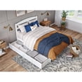 thumbnail image 4 of AFI Warren Lit en Bois Massif avec 2 Tiroirs de Rangement et Chargeur USB, Grand, 4 of 13