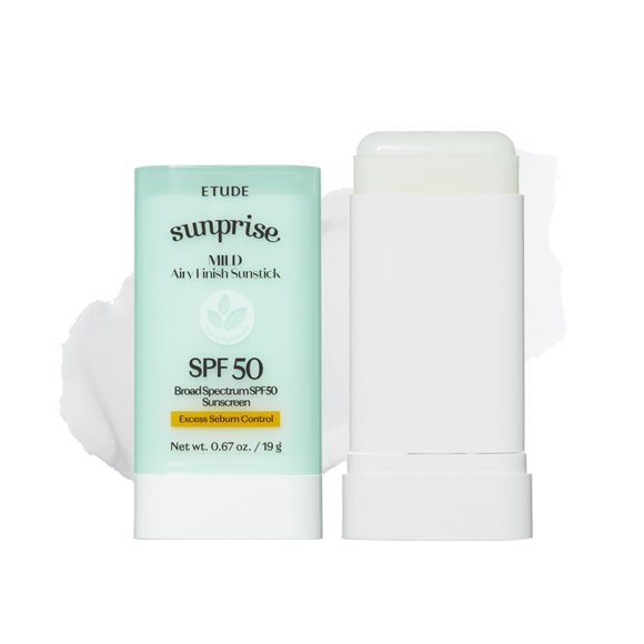Protector solar ETUDE Sunprise, adhesivo solar con acabado suave y aireado, 19 ml