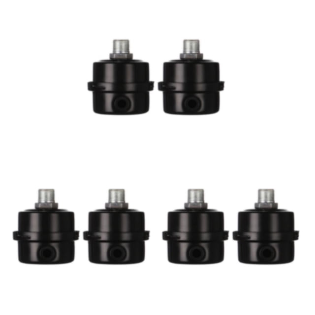 Guardoinrt 2x Black Powerful And Portable Air Compressor With Low Noise Operation Filter Intake 20.5mm iron G1/2 3Set