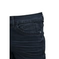 thumbnail image 5 of CULTURA Men's Denim Shorts Fashion Roll Up Slim Fit Modern Stretch Jean Shorts for Men, Double Line Stitch, Blue Black, 5 of 7