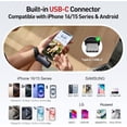 thumbnail image 3 of Portable Charger 5500mAh Next-Gen Small Power Bank 22.5W Fast Charging Battery USB-C Portable Phone Charger for iPhone 17/16/15 17 Plus 17 Pro Max iPad, Samsung Galaxy S25 S24 S23 Android, Black, 3 of 5