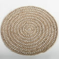 thumbnail image 1 of Set de Table Rond en Jute et Coton, 1 of 1