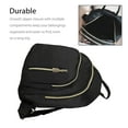 thumbnail image 2 of Mochila pequeña de nailon para mujer, moderna, informal, ligera, para viajes, escuela, mochila pequeña, bonita, para el día a día, para adolescentes y mujeres (negro), 2 of 7