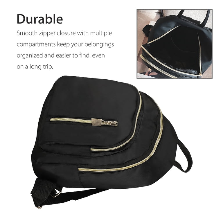 XUEREY Women's Lightweight Nylon Shoulder Bag – Waterproof Daypack With Multi-Pockets For Laptop, School & Travel