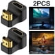 thumbnail image 5 of El adaptador versión 2.1 admite 8K/60Hz 4K@120Hz Carcasa aluminio 48 Gbps Adaptador HD ultra alta UHD2.1 a Codo en forma U 180 grados con indicadora (A8K-16, 5 of 7