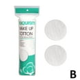 thumbnail image 1 of 100 Pcs Feuilles de Coton Démaquillant Rond Double Face Embossé Pur Épaissi, 1 of 8
