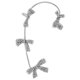 thumbnail image 1 of Pendientes de La Moda Ganfancp de Las Mujeres Del Diamante Sin Perforar El Oído Clip 1Pc, 1 of 7