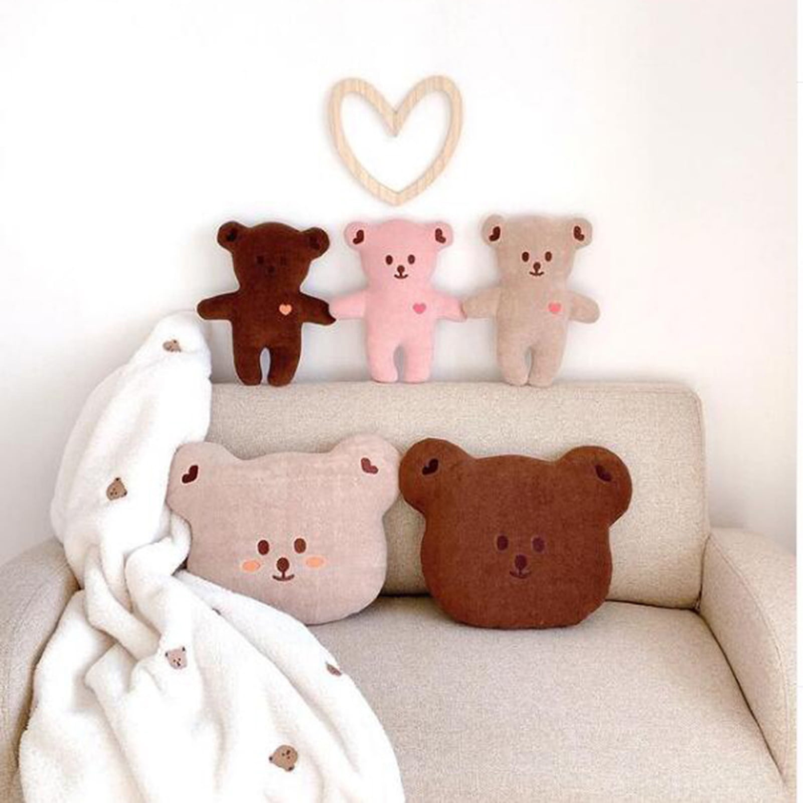 GXSR Soft & Cuddly Plush Teddy Bear – Huggable Stuffed Animal Bear Toy  -Teddy Bear Cute Stuffed Animals Soft Plush Bear for Girlfriend Kids–  Washable – Newborns, Toddlers .36in 