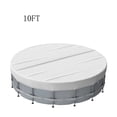 thumbnail image 3 of LEFU for Round Pool Cover Solar Heating Cover for Above Ground Pools Foldable Outdoor Swimming Pool Dust Cover with Drawstring 210D Painted Silver Material 15FT, 3 of 9