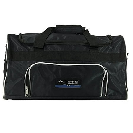 Sport Duffel Bag Fitness Gym Bag Luggage Travel Bag Sports Equipment Gear Bag, Black