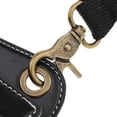 thumbnail image 4 of Tijeras de peluquero de cuero PU, tijera peine Clip portaherramienta bolsa, riñonera, negro Zulema bolsa de tijeras de salón, 4 of 8