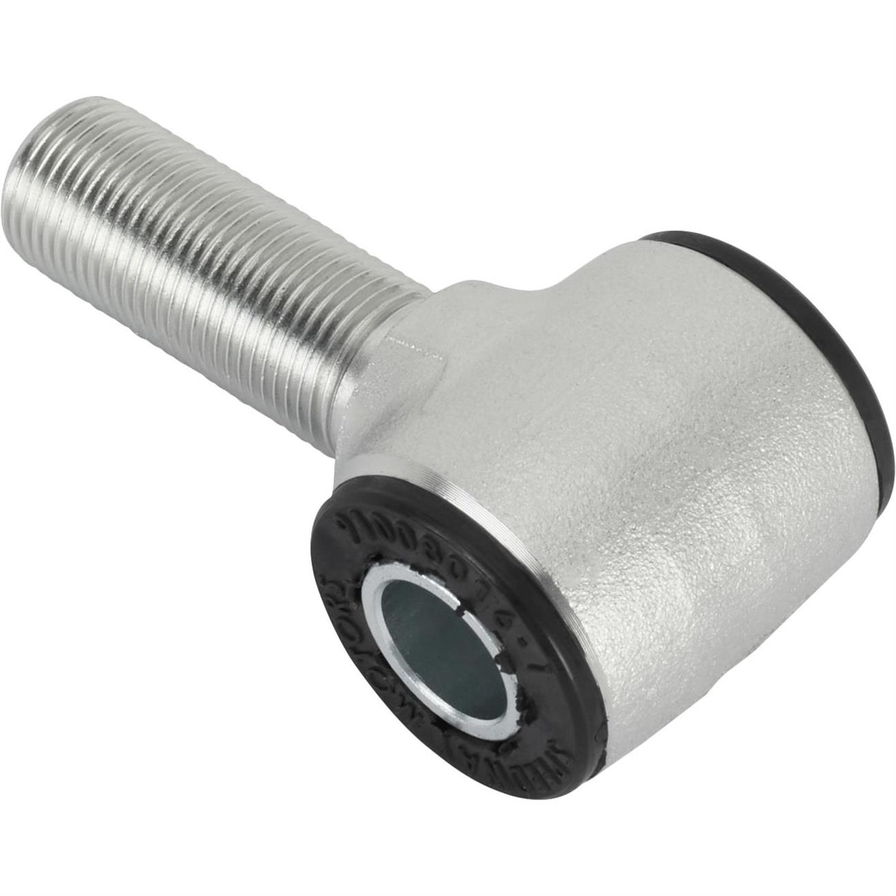 Speedway Motors Forged 4-Bar Rod End, 3/4-16 RH Thread, Zinc Plated - Polyurethane Bushing, Steel Construction - Ideal for Suspension Link with Smooth, Comfortable Ride - Corrosion Resistant
