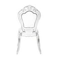 thumbnail image 3 of Heavenly Collection Clear Plastic Armless Chair, 3 of 4