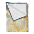 thumbnail image 2 of Ride the Wave Soft Flannel Fleece Throw Blanket, Sunset Surf in the Ocean Young Woman Under Dramatic Sky Exotic Hobby Image, Cozy Plush for Indoor and Outdoor Use, 50" x 60", Sepia Blue, by Ambesonne, 2 of 5