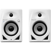 Pioneer DJ DM-50D-BT 5 نظام مراقبة سطح المكتب مع وظيفة البلوتوث الأبيض