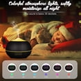 thumbnail image 3 of Humidificador difusor de aceite para el hogar: difusor de aromaterapia de 400 ml para dormitorio - Vaporizador eléctrico con luz LED (negro), 3 of 5
