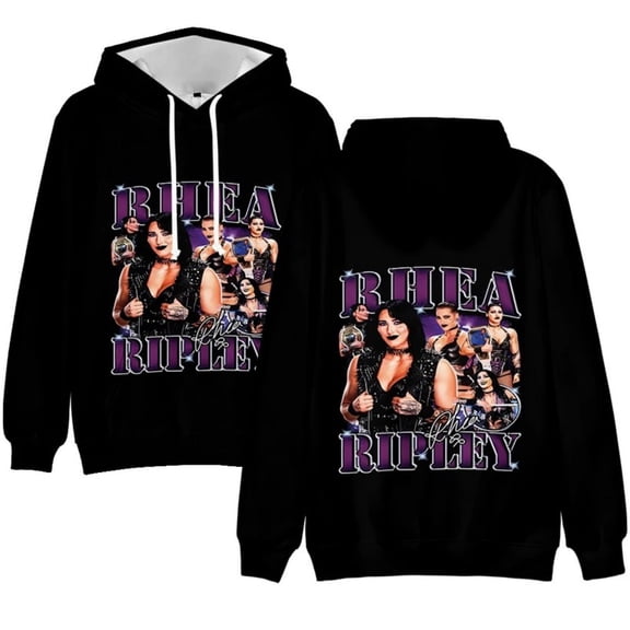 Rhea Ripley Merch Unisex Hoodie Long Sleeve Unisex Pullover Clothing Oversized Outdoor Kids Sweatshirt