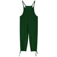 thumbnail image 6 of Girls Jumpsuits Overalls Toddler Girl Summer Outfits Adjustable Long Pants Overalls With Side Pockets Girls Clothing Size 13-14 Y, 6 of 9