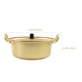 thumbnail image 2 of Tineasur Anti Scalding Golden Aluminum Pot for Soup Noodles Cooking Easy to Clean 1 Set, 2 of 6