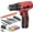 Red, variant on 12V Cordless Drill Set with & Charger, Electric Power Drill with Pure Copper , 180 In-lbs Torque, 18+1 Clutch, 3/8" Keyless Chuck, LED Light, Drill Kit for Repair, DIY(RED)