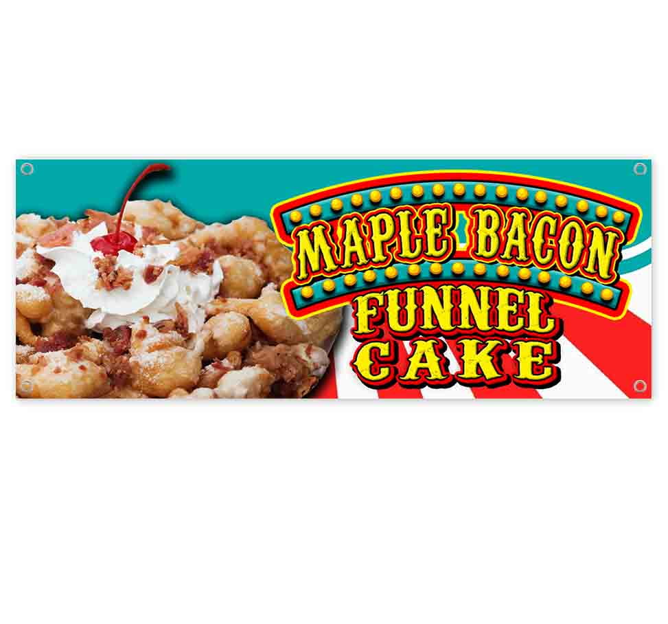 Funnel Cake Advertising Vinyl Banner Flag Sign Many Sizes Available USA 