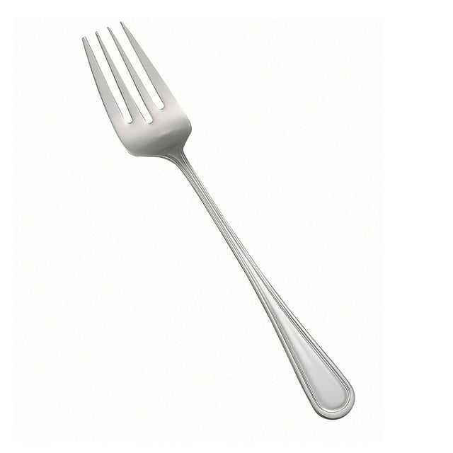 Winco Shangarila 12-Piece Banquet Serving Fork Set, 18-8 Stainless Steel
