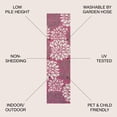 thumbnail image 2 of JONATHAN Y SANTA MONICA 2 x 8 Runner Rug, Zinnia Floral Textured Weave - Fuchsia/Light Gray, SMB110F-28, 2 of 3
