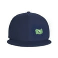 thumbnail image 3 of DouZhe Casquette à Visière Plate Snapback, Imprimés Dollar Riche Chanceux Ajustable Bleu Casquette de Baseball Adulte, 3 of 6