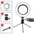 thumbnail image 4 of Mobile phone live photography LED selfie beauty photo shoot internet celebrity bracket USB fill light, 4 of 4