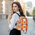 thumbnail image 6 of FORMRS Mini Backpack Purse for Women Quilted Travel Daypack Casual Shoulder Bag, Beige Geometric Circles, 6 of 7