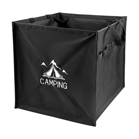 Rbaofujie Fabric Storage Bins Outdoor Small Outdoor Folding Garbage Bin Camping Equipment Storage Box Large Capacity Storage Box Bag Under Cabinet Storage
