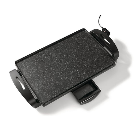 Starfrit The Rock Electric Griddle - Family Size (19" x 13") - Rock.Tec Non-Stick - Variable Temperature Control - 1500W