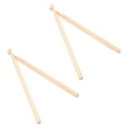 thumbnail image 3 of MIPCASE 2 Pairs Working Mallet for Drum Wood Color Percussion Instrument Accessory for Drums, 3 of 8
