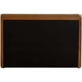 thumbnail image 6 of Maklaine Rich Soft Saddle Velvet Curved Headboard and Footboard Queen Bed, 6 of 8