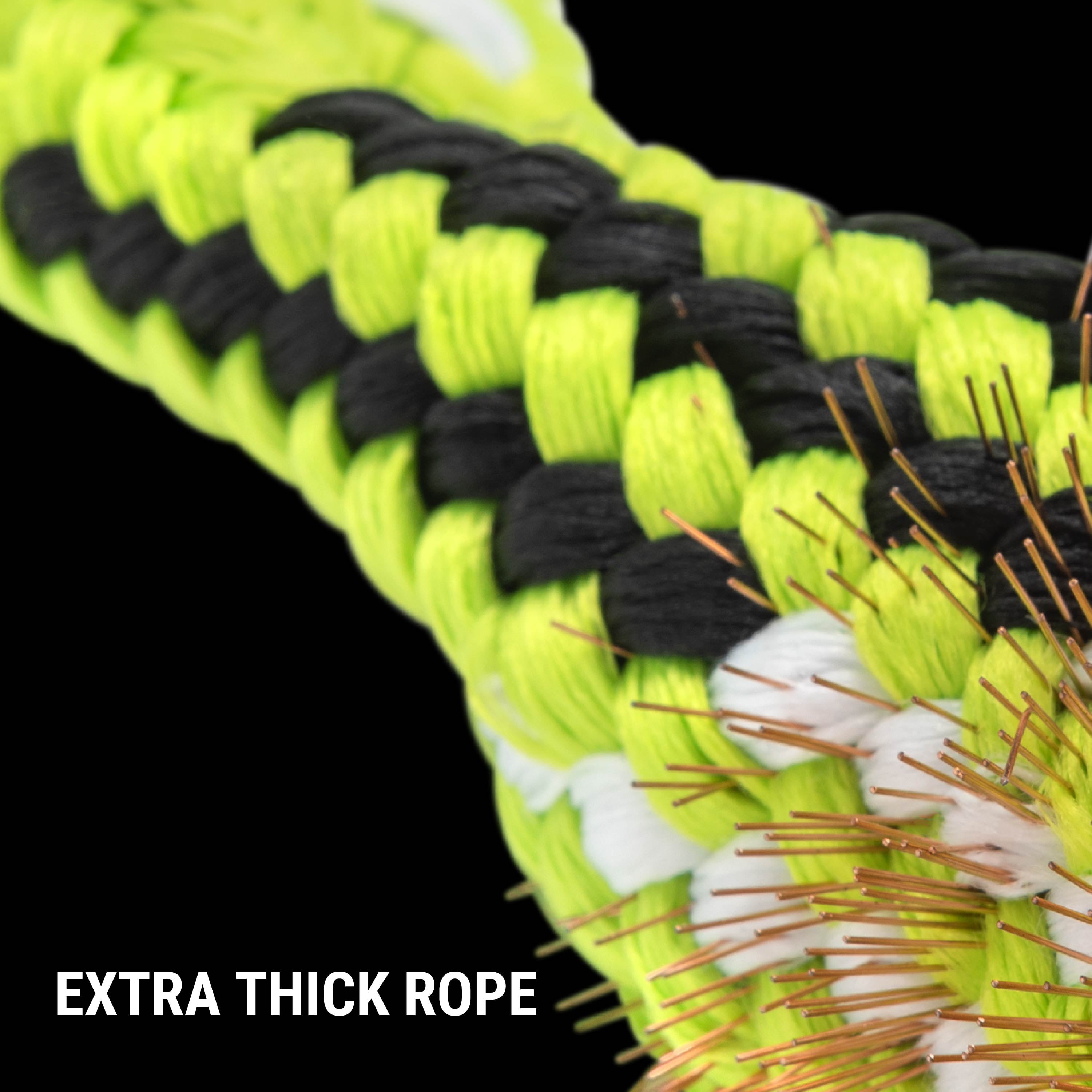 Breakthrough Clean Technologies® Battle Rope Barrel Cleaning Rope, 40mm, Multi-Color