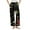 Black-D, variant on Festive Christmas Flannel Plaid Pajama Pants - Cozy Sleepwear Plus Size Lounge Pants Soft Brushed Fleece with Elastic Waist & Pocket Holiday Comfort Green
