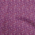 thumbnail image 1 of oneOone Georgette Viscose Dark Magenta Fabric Asian Floral Sewing Craft Projects Fabric Prints By Yard 42 Inch Wide, 1 of 4