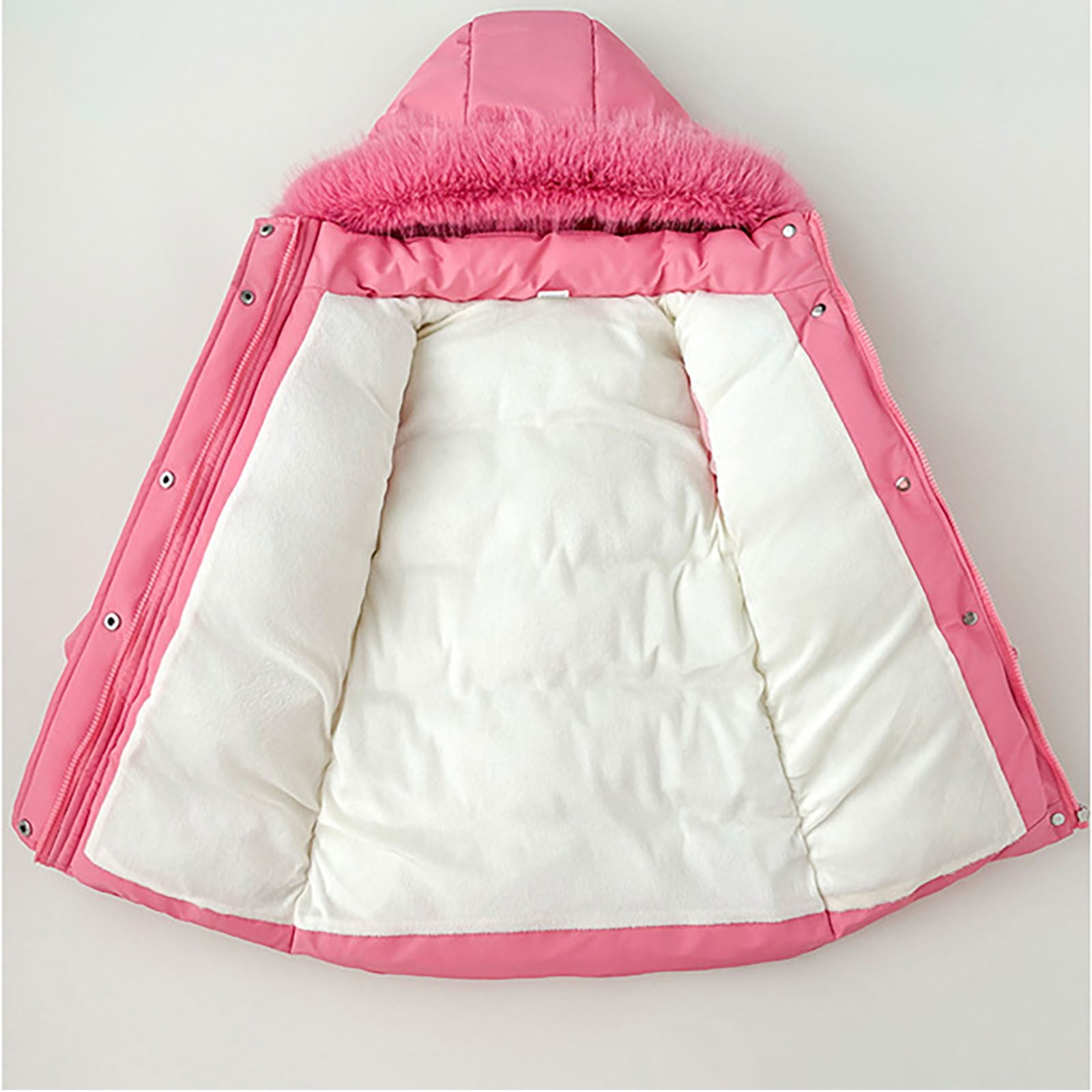 Girls Winter Coat Long Puffer Down Jacket Windproof Hooded Outwear Thick Padded Coat