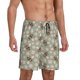 thumbnail image 2 of Balery Bees And Chamomile Pantalones cortos de pijama de punto de algodón para hombre con cinturilla y bolsillos-3X-Large, 2 of 6