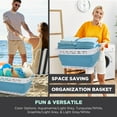 thumbnail image 7 of Pop & Load Laundry Basket White & Blue Pantone: 7459C, 7 of 7