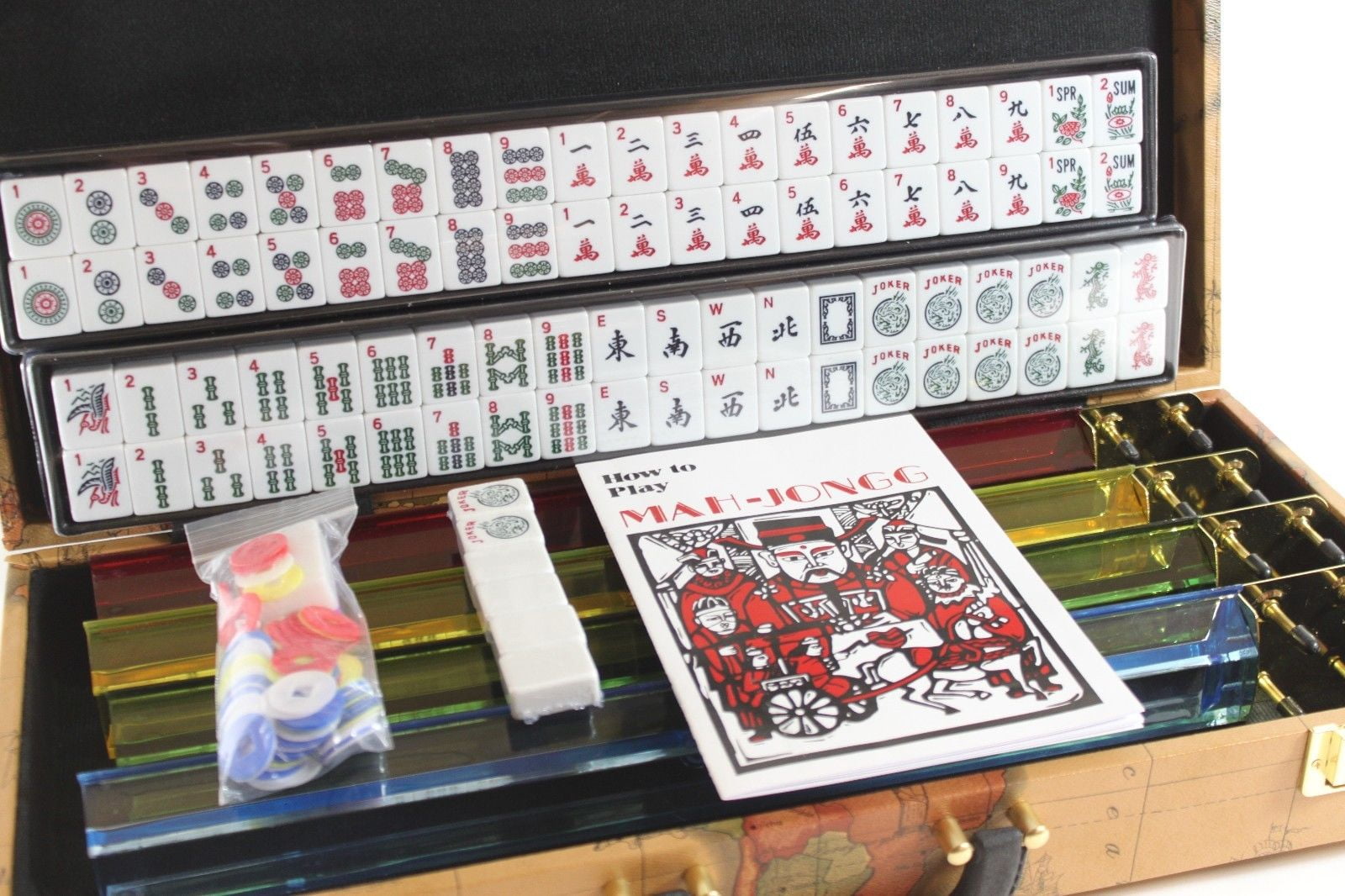 Mah-jongg with joker tiles castle game of 4 walls mahjong ...