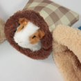 thumbnail image 4 of Plush Hamster Sleeping Bag Guinea Pig Pouch Bed Small Animal Sleep Sack Winter Warm Hideout Nest for Ferret Hedgehog Gerbil Rabbit Kitten (Random Color), 4 of 7