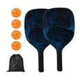 thumbnail image 1 of Pickleball Paddles Set Wooden Outdoor and Indoor Use for Beginners, Intermediates, Professionals Portable Racket Size 40x20cm Carry Bag, 1 of 8
