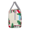 thumbnail image 6 of Lafuoo Merry Christmas 1 Pattern Large Portable Insulated Lunch Bag, Waterproof Zipper Insulated Lunch Bag for Men and Women-One Size, 6 of 7