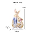 thumbnail image 3 of Franhais Garden Decoration Cute Creative Garden Rabbit Ornament Living Room Ornament Resin Handicraft Garden Decoration, 3 of 8